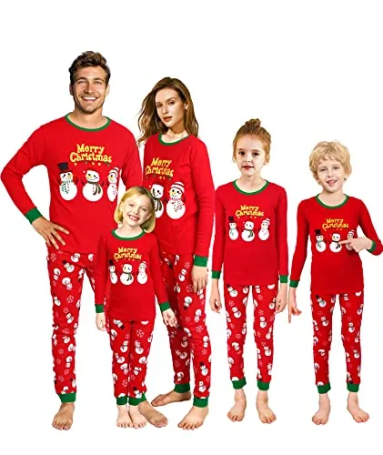 Christmas Long Sleeve Pajama Set, Red (size X-Large)