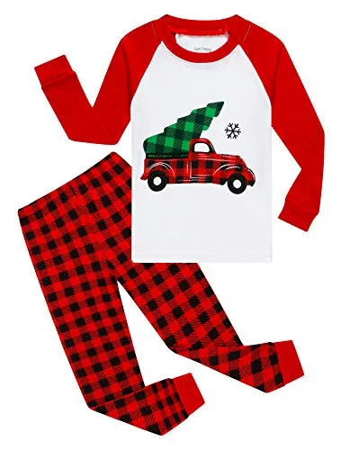 Christmas Plaid Long Sleeve Pajama Set (size 18-24 Months)