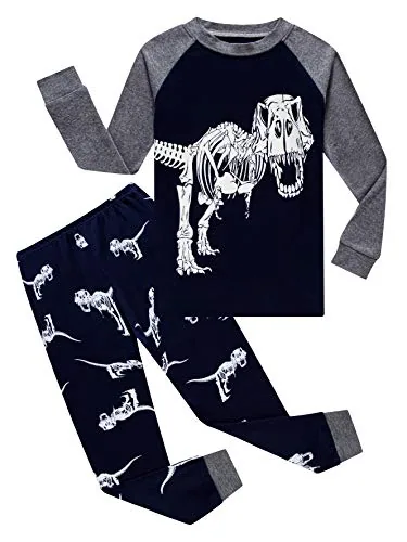 Long Sleeve Pajama Set, Blue (size 8)