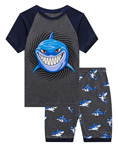 Shark Short Sleeve Pajama Set (size 12)