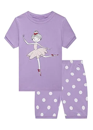 Short Sleeve Pajama Set (size 8)