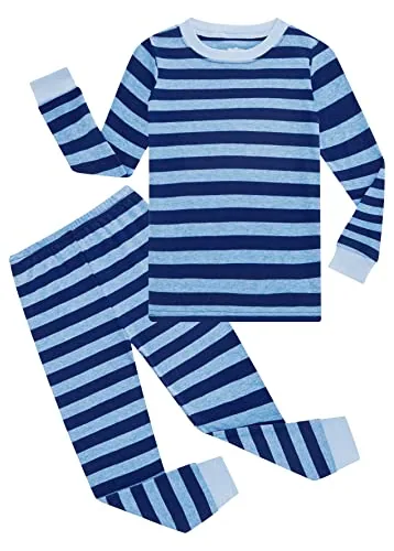 Striped Long Sleeve Pajama Set (size 10)