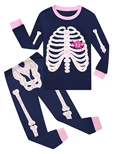 Halloween Long Sleeve Pajama Set, Blue