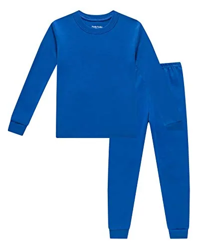 Solid Pajama Set, Blue (size 3)