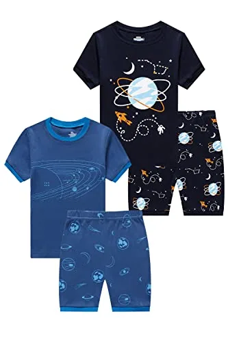 Space Short Sleeve Pajama Set (size 16)