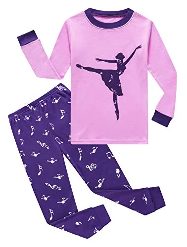 Long Sleeve Pajama Set, Purple (size 12)