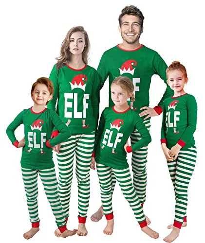 Christmas Long Sleeve Pajama Set, Green (size Medium)