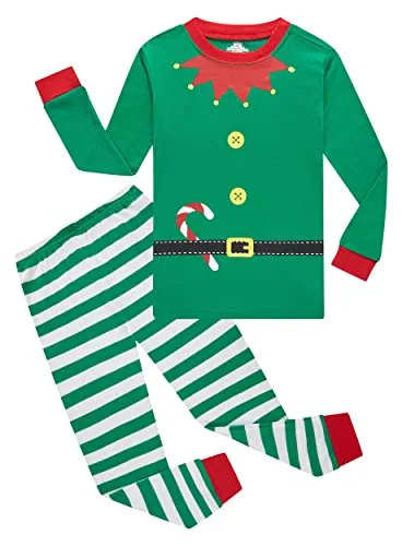 Christmas Pajama Set, Green
