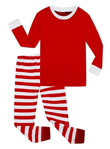 Christmas Striped Pajama Set (size 10)