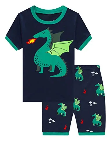 Dragon Short Sleeve Pajama Set (size 12)